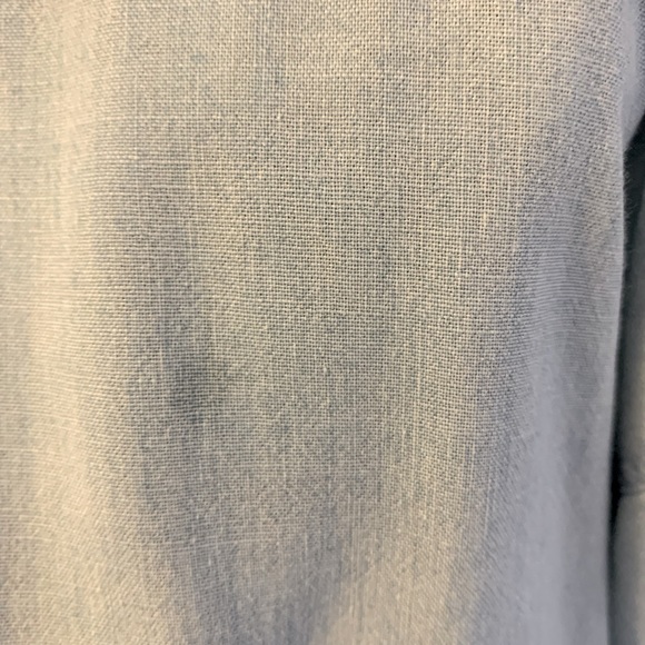 Esprit Sport Lt. Blue Chambray Button Down Shirt with Cargo Pockets, Size M - Picture 6 of 6